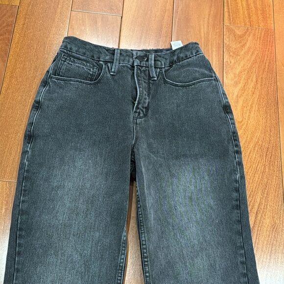 Good American Women Black Jeans Relaxed fit size 2 / 26 - Picture 2 of 11